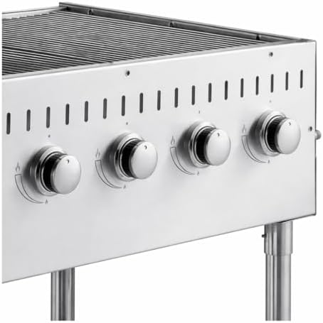 Commercial Stainless Steel Outdoor Liquid Propane Grill, 36" Cooking Surface, 5 Burners, 80,000 BTU, for Restaurant Patio, Resort, Catering, Outdoor Kitchen, Hotel - Image 3