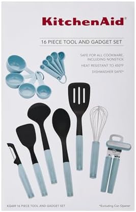 KitchenAid Universal Tool and Gadget Set, 16 Piece, Mineral Water - Image 3