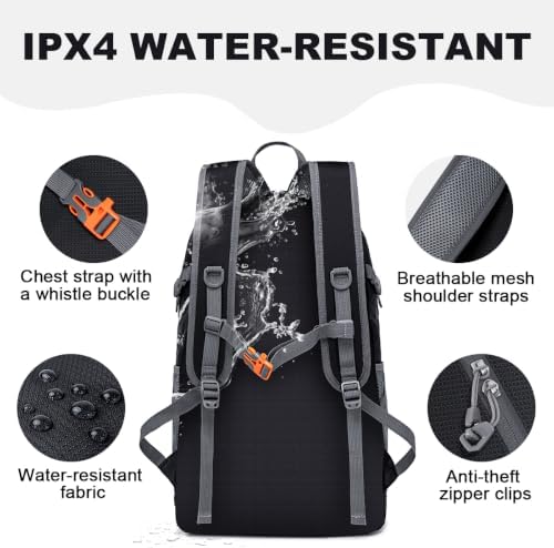 MIYCOO Ultralight Packable Backpack, 35L Water-Resistant Hiking Daypack - Image 4