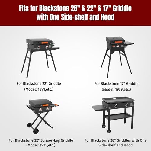 SHINESTAR 28 inch Griddle Cover for Blackstone 28" Single Shelf Griddle, Heavy Duty Waterproof Flat Top Grill Cover with Air Vent and Straps,Tear & Fade Resistant Cover for Blackstone 1529 - Image 2