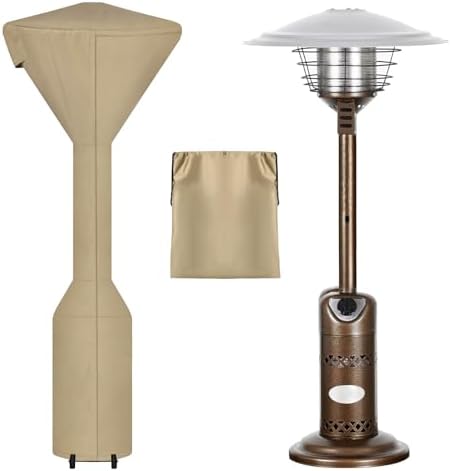 OutdoorLines Waterproof Patio Heater Covers with Zipper and Storage Bag, by OutdoorLines