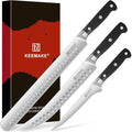 KEEMAKE Brisket Carving Knife Set, 3-Piece Slicing Knife for BBQ & Meat by KEEMAKE