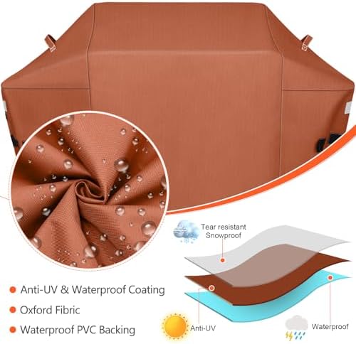 51 Inch Grill Cover for Weber Spirit 300/Spirit 400 Series Grills - Image 3