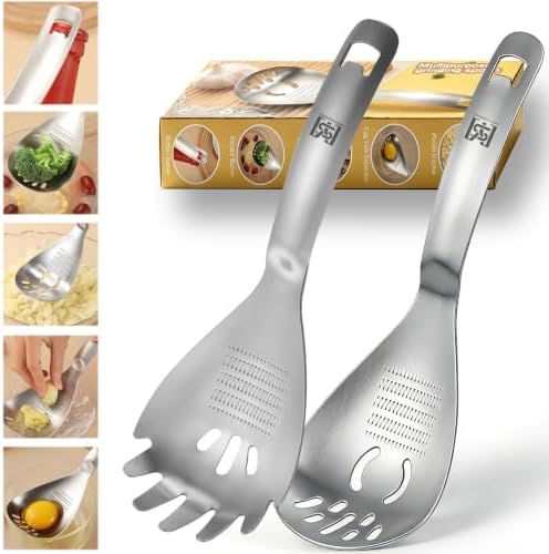 5 in 1 Multifunction Cooking Spoon,18/8 Stainless Steel slotted spoon by Unknown