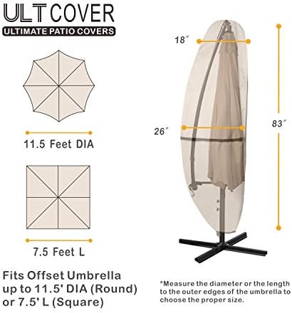 ULTCOVER Waterproof Patio Cantilever Offset Umbrella Cover - Image 2