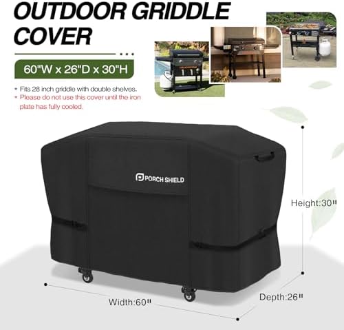 Porch Shield 28 inch 600D Waterproof Outdoor Griddle Cover - Image 2