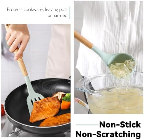 Camping Cooking Utensils Set, Silicone Cookware for Travel BBQ - Image 3