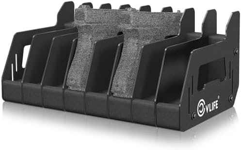 CVLIFE Pistol Rack for Gun Safe Handgun Rack Pistol Holder 8 Slots by CVLIFE