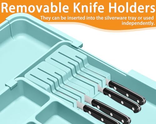 Homecor Silverware Organizer - Expandable Large Kitchen Drawer Organizer - Image 4