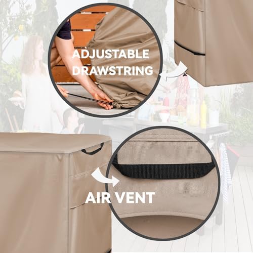 Outdoor Dining Cart Cover for Royal Gourmet Cart Flattop Worktable - Image 4