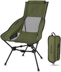 MARCHWAY Lightweight High Back Folding Camping Chair with Head Support by MARCHWAY