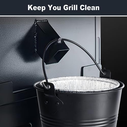 15 Pack BAC407 Grease Bucket Liner with HDW152 Grease Bucket for Traeger Grills,Drip Liner Drip Pan for Traeger Pro Series 575/780, 20/22/34, Ironwood 650/885 Grills,Pit Boss Pellet Grill Smoker - Image 2