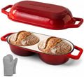 NutriChef Mini Double Dutch Oven for Sourdough Bread Baking by NutriChef%E2%84%A2Kitchen