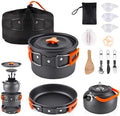aiGear Camping Cookware with Pot Pan Kettle Cutlery Tableware 1-2 People by aiGear
