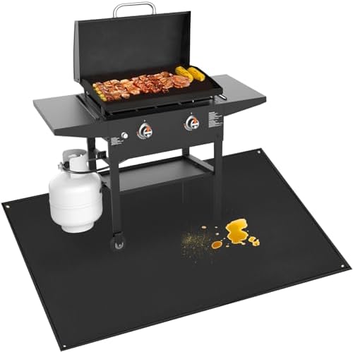 Grill Mat for Blackstone Griddle Accessories 28in & 36in, 70 x 48 x 0.04in by TOHONFOO