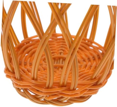 5pcs Woven Wine Bottle Baskets with Handles ABS Xmas - Image 3