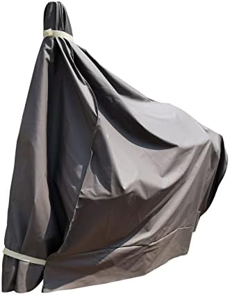 Heavy Duty Charcoal Grill Offset Smoker Cover, Outdoor Smokestack BBQ Cover, Special Fade and UV Resistant Material, Fits Brinkmann Trailmaster, Char-Broil, Dyna-Glo and More Brown - Image 2