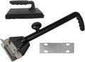 Chef Master Flat Top Griddle Scraper Cleaning Kit Combo, Long Handle by ChefMasterProfessional