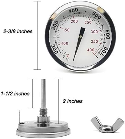 67088 67731 Accurate Grill Thermometer for Weber Genesis 300, Genesis II & Summit Series Grills, Genesis E/S 310 330 Temperature Gauge, Thermostat Replacement for Weber, Center Mount, 2-3/8” Diameter - Image 5