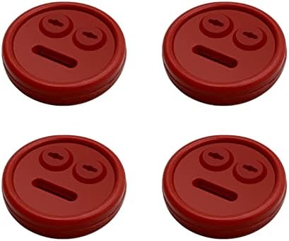 4 Pack Meat Probe Red Grommets for Weber 85037 Smokey Mountain Cookers, DIY by YAOAWE