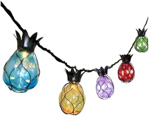 Vigdur Pineapple String Lights, 10FT Multicolor Patio Lights Outdoor by Vigdur