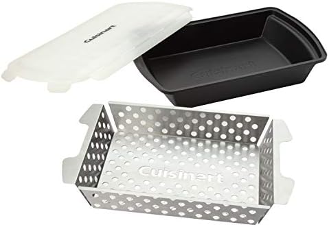 Cuisinart CMT-200 Marinade and Grilling Basket Set, Stainless Steel - Image 2