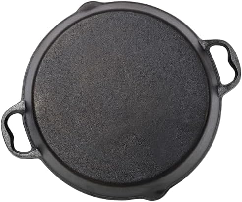 Pre-Seasoned Cast Iron Skillet Frying Pan with Dual Assist Handles, 12 Inch Pancakes Pan, Uses in the Oven, on the Stove, on the Grill, or Over a Campfire (12-Inch) - Image 4