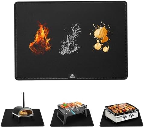 24 x 18 Inch Heat Resistant Mats for Countertop and Tabletop Grill by Unknown