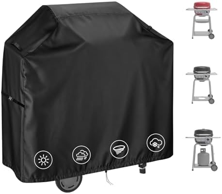 Outdoor Grill Cover for Char Broil Bistro Pro Electric Grill Grill & Griddle-25302146 25302145 25302161, Waterproof Gas Grill Cover Patio BBQ Griddle Covers - 33" L×24" W×37" H, Black by Andacar