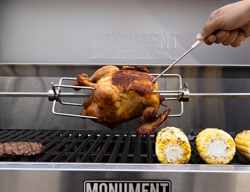 Monument Grills Denali Series, Denali 405 4-Burner Liquid Propane Gas Smart bbq Grill Stainless Steel with Rotisserie Kit(2 items) - Image 5