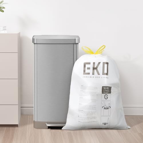 EKO 20 Gallon Extra-Strong XL Tall Kitchen Trash Bags, Code G, 110 ct - Image 3