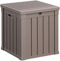 ROJIK 51 Gallon Resin Deck Box, Lockable Waterproof Weatherproof Outdoor Storage Container for Garden Tools, Cushions & Outdoor Accessories (Grey) by ROJIK