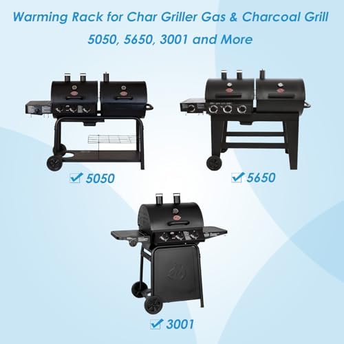 Warming Rack Grill Parts for Char Griller 5050, 3001, 5650, 5072, Grill Rack for Char Griller Replacement Parts 5050, Warming Grate for Char Griller Parts 5650 - Image 2