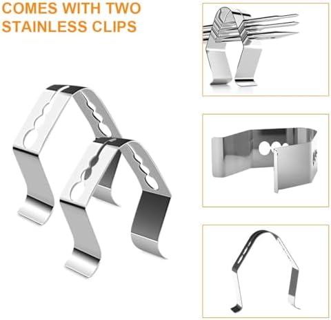 2 Pack Meat Probes for Camp Chef Grill with 2 Clips, 3.5mm Plug, PG24-28 - Image 5