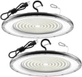AIKVSXER 2Pack UFO LED High Bay Lights, 300W Shop Lights, 45000LM, 6000K by AIKVSXER