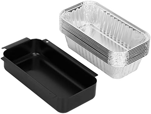 BBQ Future Grill Grease Pan for Charbroil Gas Grill Accessories 9328812P06 G416-0015-W1, Grease Cup Catcher with 10-Pack Aluminum Disposable Oil Drip Pan Replacement Parts - Image 4