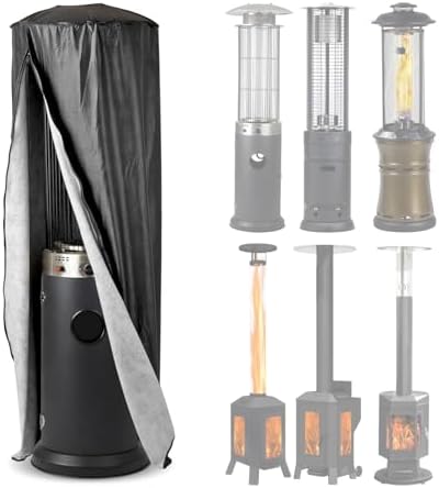 70" Patio Heater Cover for Standing Gas Heaters with 21" Reflector - Image 2