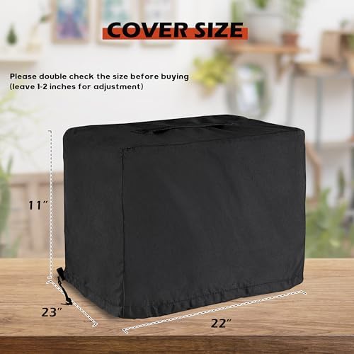 Pizza Oven Cover for Blackstone 2238 Outdoor Pizza Oven, Heavy-Duty 600D Protective Cover for Blackstone 13" Tabletop Rotating Pizza Oven - Image 7