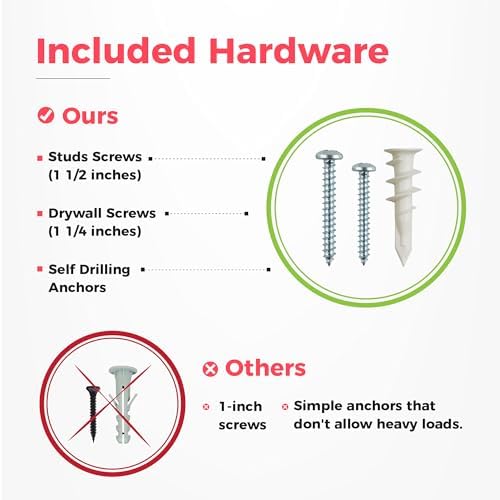 TIDYME Garage Tool Organizer Wall Mount, 32", 2 Racks 4 Hooks, 200 lbs - Image 5