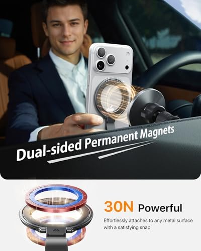 andobil [2026 Unrivaled Stability] Magnetic Phone Grip Holder for MagSafe - Image 5
