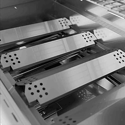 Uniflasy Parts for Nexgrill 720-0830H, 720-0888/720-0888N, Cuisinart CGG-7400 – 17" Stainless Steel Cooking Grates (2 Pack) + Heat Plates/Flame Tamers (5 Pack) for Nexgrill Replacement Parts - Image 6