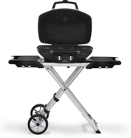 Napoleon TravelQ PRO285X Portable Propane Gas Grill with Foldable Scissor Cart, Black, 2 Burners, Tailgating, Camping, and Small Outdoor Spaces - Image 2