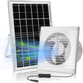 blessny 6" Solar Exhaust Fan for Greenhouse, Chicken Coop, Shed & Pet House by blessny