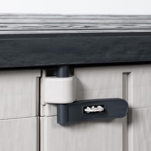 Toomax Outdoor Storage Shed - XL Water Resistant - 1270L - Plastic - Image 4