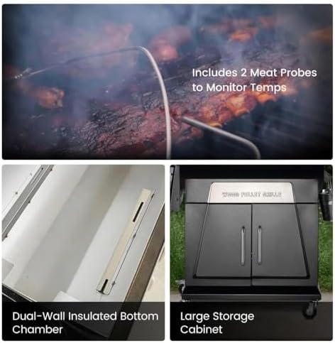 Z GRILLS 2026 Electric Pellet Smoker & Grill, 700 sq. in Cooking Space, PID 3.0 Precision Control, Dual Meat Probes, 28-Hour Hopper, Dual-Wall Insulated Base, 8-in-1 BBQ with Cover - Image 5