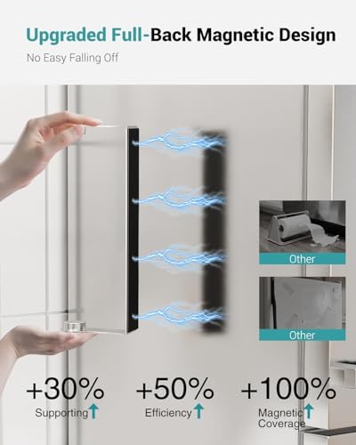 Paroto Magnetic Paper Towel Holder for Fridge, No Drilling, Stainless Steel - Image 2