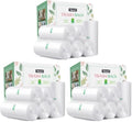 8 Gallon 330 Counts Unscented Medium Clear Trash Bags,Fit 7,8,9,10 Gal Garbage Bags by Teivio, 30 Liter Thick Bathroom Can Bin Liners,Plastic Bags for Home Office Kitchen, Clear (Pack of 3) by Teivio