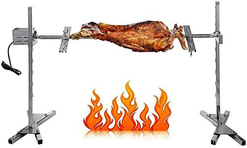 BBQ Grill Rotisserie Kit Up to 70lb Pig Spit Rotisserie Grill Heavy Duty for Pig Rotisserie Hog Lamb Outdoor Party Campfire Barbecue - Image 2
