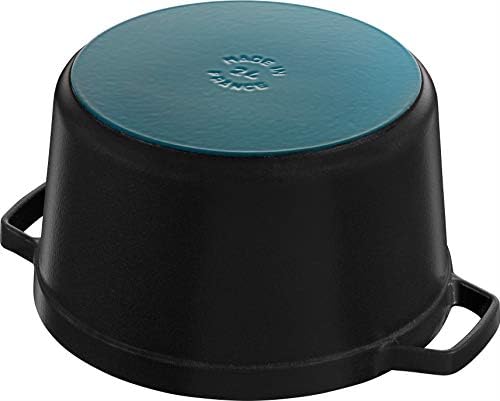 Staub Cast Iron Dutch Oven 5-qt Tall Cocotte, Made in France, Serves 5-6, Matte Black - Image 4