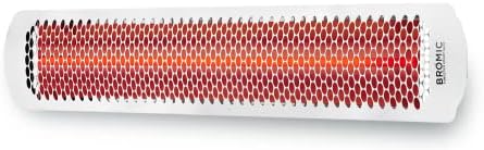 Bromic Tungsten Smart Heat 4000W Electric Patio Heater – Dual Element Infrared, 220V-240V, White Finish – BH0420012 - Image 2